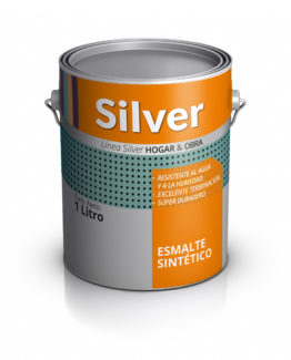 Esmalte Sintético Lata de pintura esmalte sintético. Silver Pinturas.