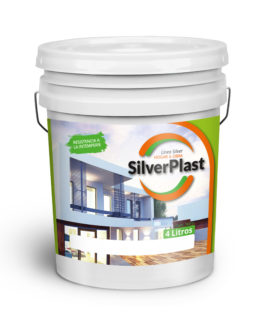 Látex para Exterior Balde de pintura látex para exterior. Silver Pinturas.