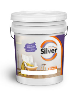 Látex Interior Balde de pintura látex para interior. Silver PInturas.